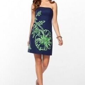 Lilly Pulitzer "Bowen" Navy Dress Size 8